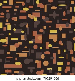 Colorful Abstract Background. Geometric Figures of Different Colors. Modern Digital Pattern