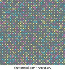 Colorful Abstract Background. Geometric Figures of Different Colors. Modern Digital Pattern