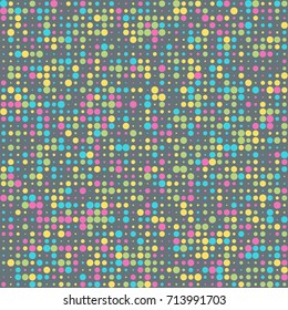 Colorful Abstract Background. Geometric Figures of Different Colors. Modern Digital Pattern