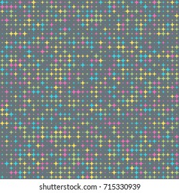 Colorful Abstract Background. Geometric Figures of Different Colors. Modern Digital Pattern