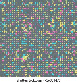 Colorful Abstract Background. Geometric Figures of Different Colors. Modern Digital Pattern
