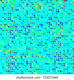 Colorful Abstract Background. Geometric Figures of Different Colors. Modern Digital Pattern