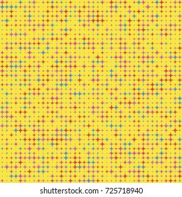 Colorful Abstract Background. Geometric Figures of Different Colors. Modern Digital Pattern