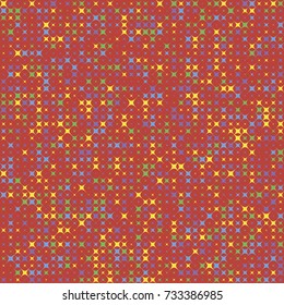 Colorful Abstract Background. Geometric Figures of Different Colors. Modern Digital Pattern