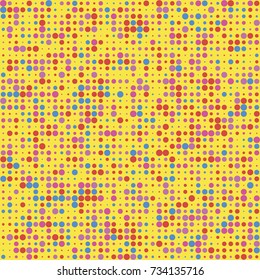 Colorful Abstract Background. Geometric Figures of Different Colors. Modern Digital Pattern