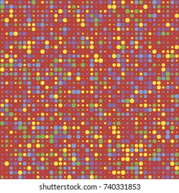 Colorful Abstract Background. Geometric Figures of Different Colors. Modern Digital Pattern