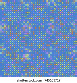 Colorful Abstract Background. Geometric Figures of Different Colors. Modern Digital Pattern