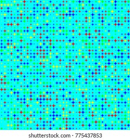 Colorful Abstract Background. Geometric Figures of Different Colors. Modern Digital Pattern