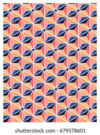 Colorful abstract background with geometric lines. Vector illustration