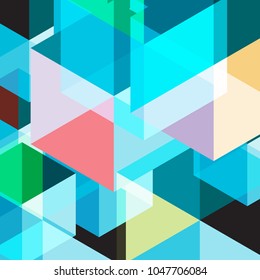 colorful abstract background. geometric pattern wallpaper.