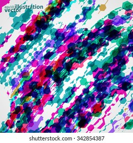 Colorful abstract background, geometric patterns illustration - vector eps10