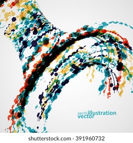 Colorful abstract background, geometric patterns illustration - vector eps10