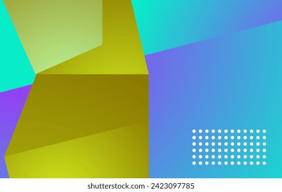 ein bunter abstrakter Hintergrund mit geometrischer Form