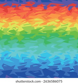 Colorful abstract background with geometric shape rainbow colors