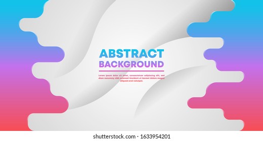 Colorful Abstract background. geometric shapes Vector. Fluid Gradient Backdrop.