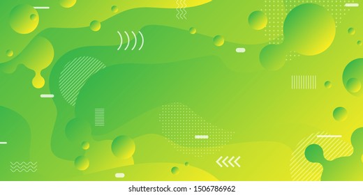 Colorful abstract background and gradation using minimal geometry and wave shape as an element.