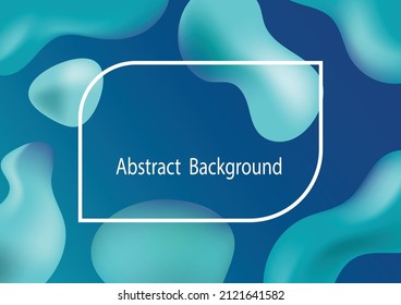 Colorful abstract background with gradient color fluid shapes design.
shades of green and blue Creative illustration for poster, web, cover, advertisement, card, promotion.