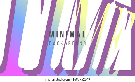 Colorful abstract background. Gradient geometric shapes. Minimal wallpaper, backdrop, background. Eps10 vector illustration.