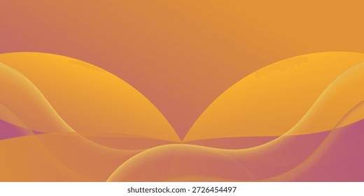 Fondo abstracto colorido con líneas de onda lisa gradiente. Diseño de Vector moderno