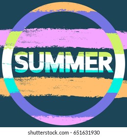 Colorful abstract background with grunge circle. Graphic Design Templates for Logo, Labels and Badges