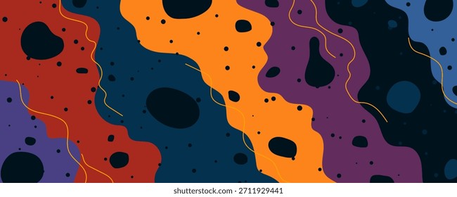 Fondo abstracto colorido con textura grunge y patrón de burbuja