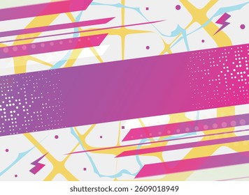 Colorful abstract background with halftone effect. Vector illustration.