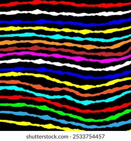 colorful abstract background hand drawn lines for decoration