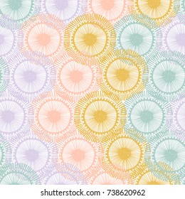 Colorful abstract background. Hand drawn seamless pattern.