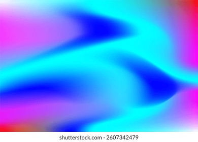Colorful Abstract Background Illusion with Blue and Purple Gradient Waves