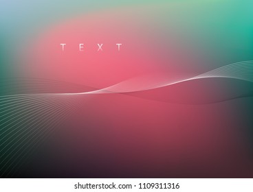 colorful abstract background illustration with text and gradient