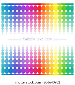 Colorful abstract background. Image is cropped with clipping mask for easy editing