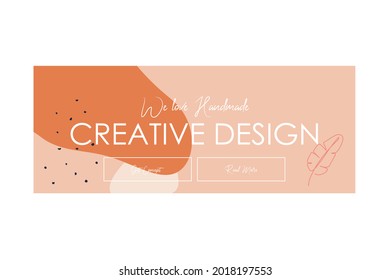 Colorful abstract background layout, banners design. Horizontal poster, greeting card, header for website