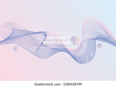 colorful abstract background with line wave