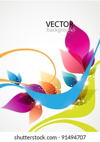 Colorful  abstract background with lines