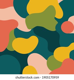 Colorful Abstract Background with liquid drops splash. Abstract free form colorful shapes background. Colorful gradations. Fluid shapes. Colorful Flow Shapes 
