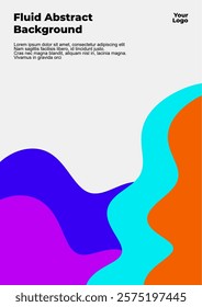 Colorful Abstract Background, Liquid Background, Fluid Abstract for banner, cover, poster template