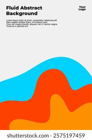 Colorful Abstract Background, Liquid Background, Fluid Abstract for banner, cover, poster template
