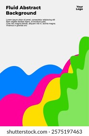 Colorful Abstract Background, Liquid Background, Fluid Abstract for banner, cover, poster template