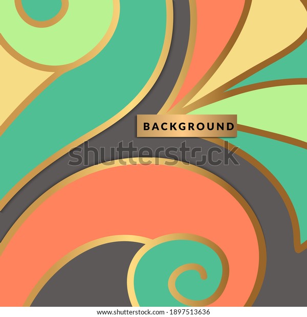 Colorful Abstract Background Luxury Pattern Template Stock Vector ...