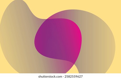 Colorful abstract background with memphis elements. Gradient geometric shapes and wave background
