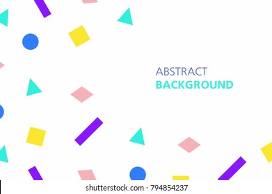 Colorful abstract background. Minimalistic design, creative concep