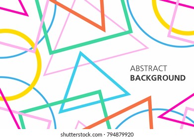 Colorful abstract background. Minimalistic design, creative concep