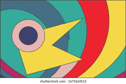 colorful abstract background. modern geometric texture.