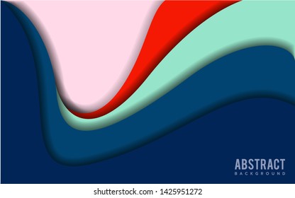 colorful abstract background with modern abstract shape. vector editable background