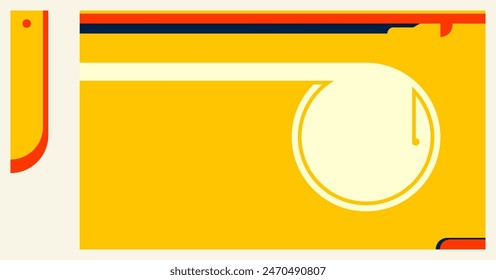 Colorful Abstract Background, Modern Style Social Media Post Network Background, Geometric Shape, Graphic Composition, Cover Design, Banner, Advertising Poster Promo Template Vector Art Illustration