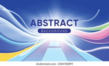 Colorful abstract background modern vector illustration