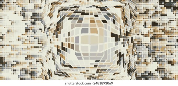 Colorful abstract background .Mosaic digital image with a psychedelic stripes.Grange argent base for website, print, basis for banners, wallpapers, business cards, brochure, banner
