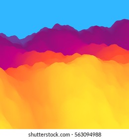 Colorful Abstract Background. Multicolor Design Template. Vector Illustration.