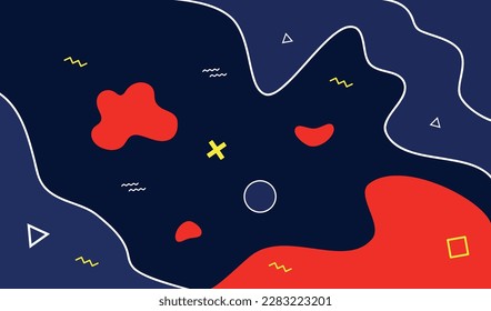 Colorful abstract background. Multicolored template with dynamic colors. Vector abstract background texture with liquid shape design.
