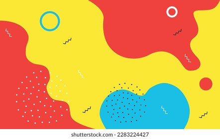 Colorful abstract background. Multicolored template with dynamic colors. Vector abstract background texture with liquid shape design.